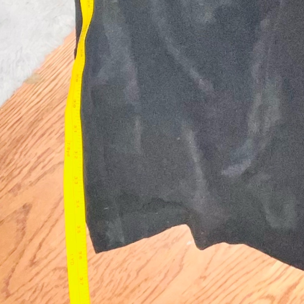 Black Silk Chiffon Jumpsuit with Gold Beaded Batwing Sleeves | Esé Azénabor - Picture 9 of 9